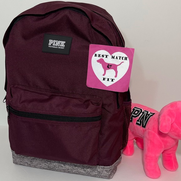 Victoria’s Secret PINK Logo Campus Backpack Maroon